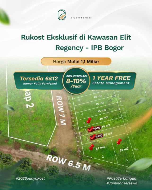 dijual kost ipb dramaga