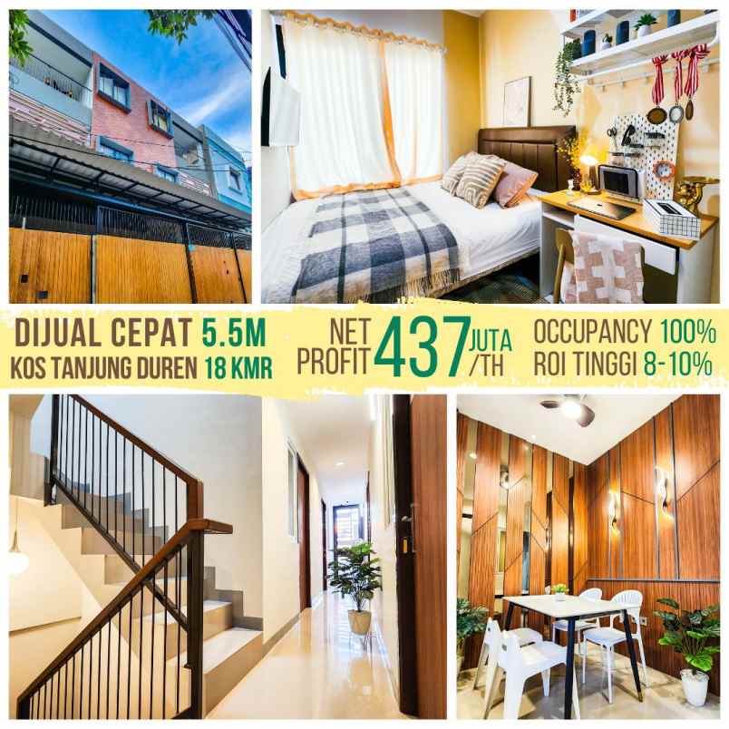 dijual kost tanjung duren selatan