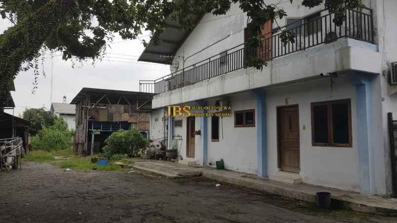 dijual ruko gudang kantor jalan sentosa medan binjai