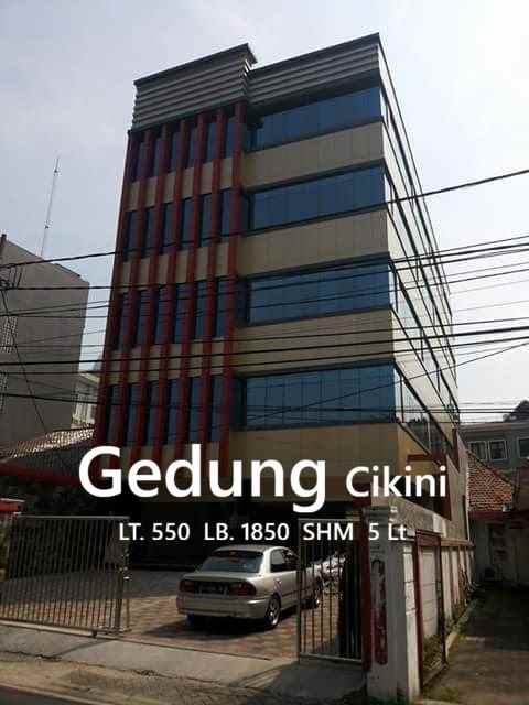dijual ruko gudang kantor jl cikini