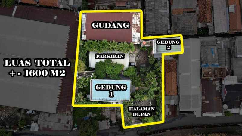 dijual ruko gudang kantor raya bekasi jatinegara kec