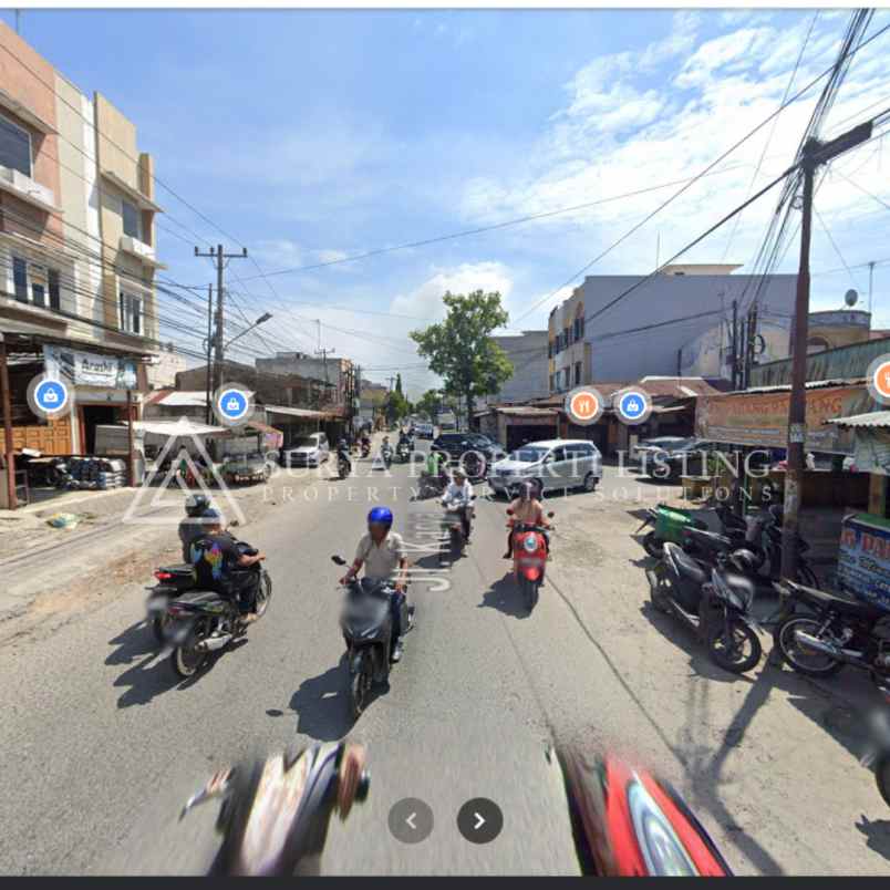 dijual ruko jalan karya medan barat
