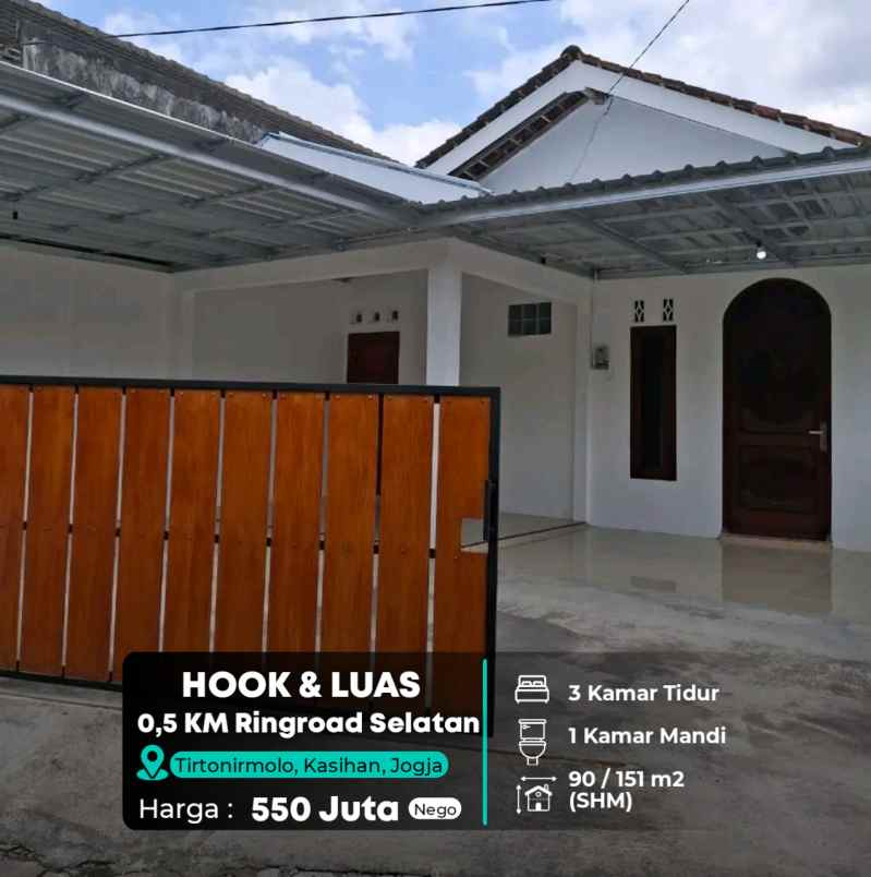 dijual rumah 0 5 km ke ringroad