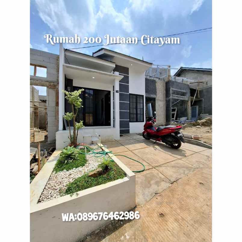dijual rumah 200 jutaan citayem