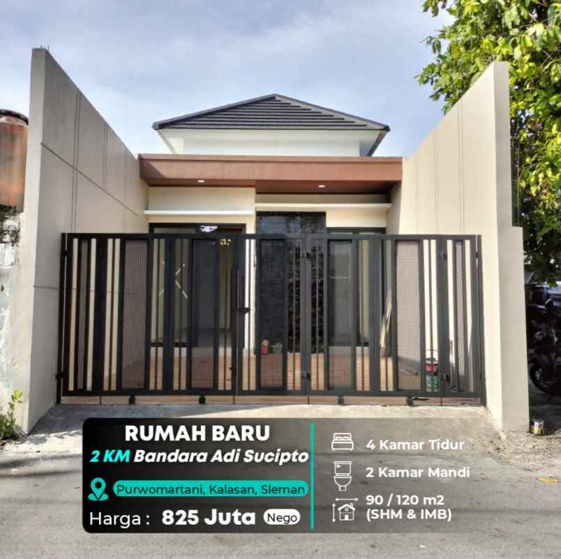 dijual rumah bandara adi sucipto