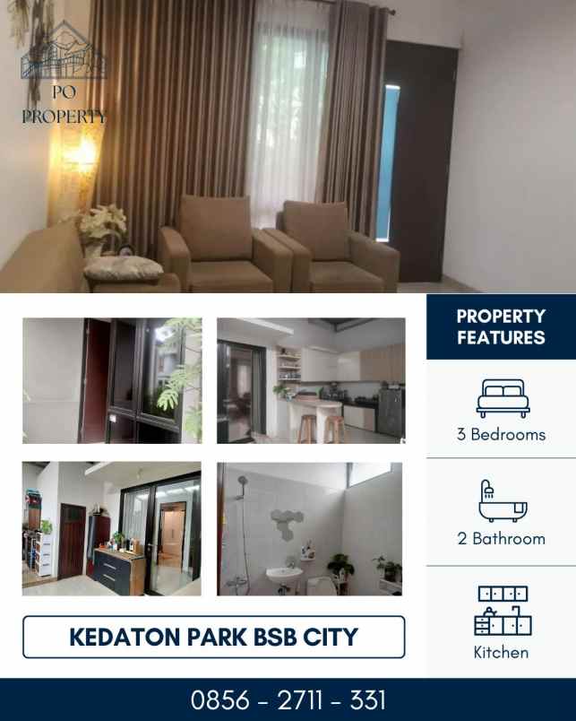 dijual rumah bsb city