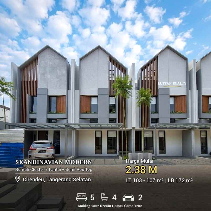 dijual rumah cirendeu raya