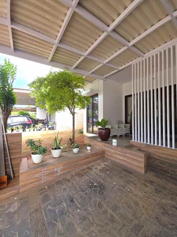 dijual rumah cluster asia tropis kota