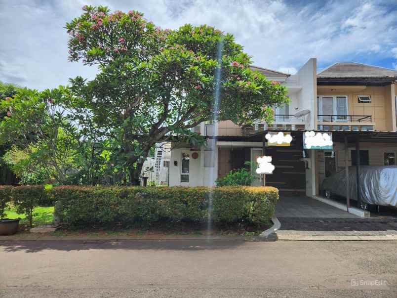 dijual rumah cluster bellevue kota