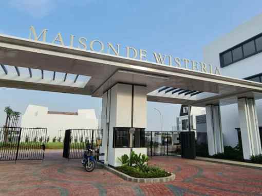 dijual rumah cluster maison de wisteria
