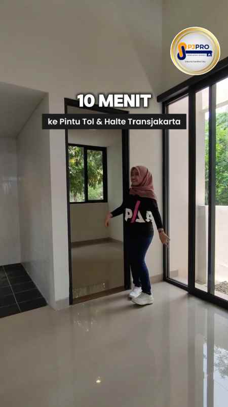 dijual rumah cluster paris mutiara gading city