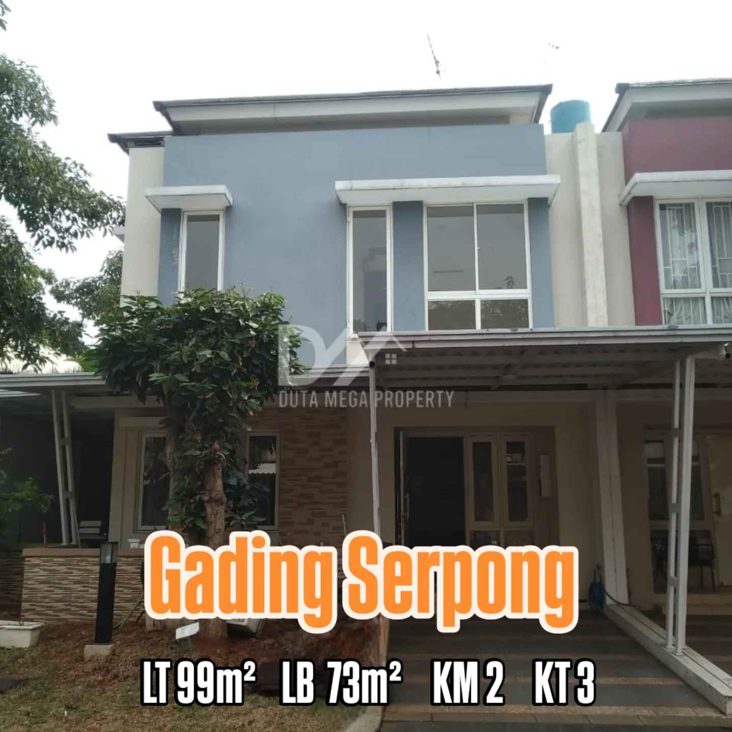 dijual rumah dalam cluster gading serpong