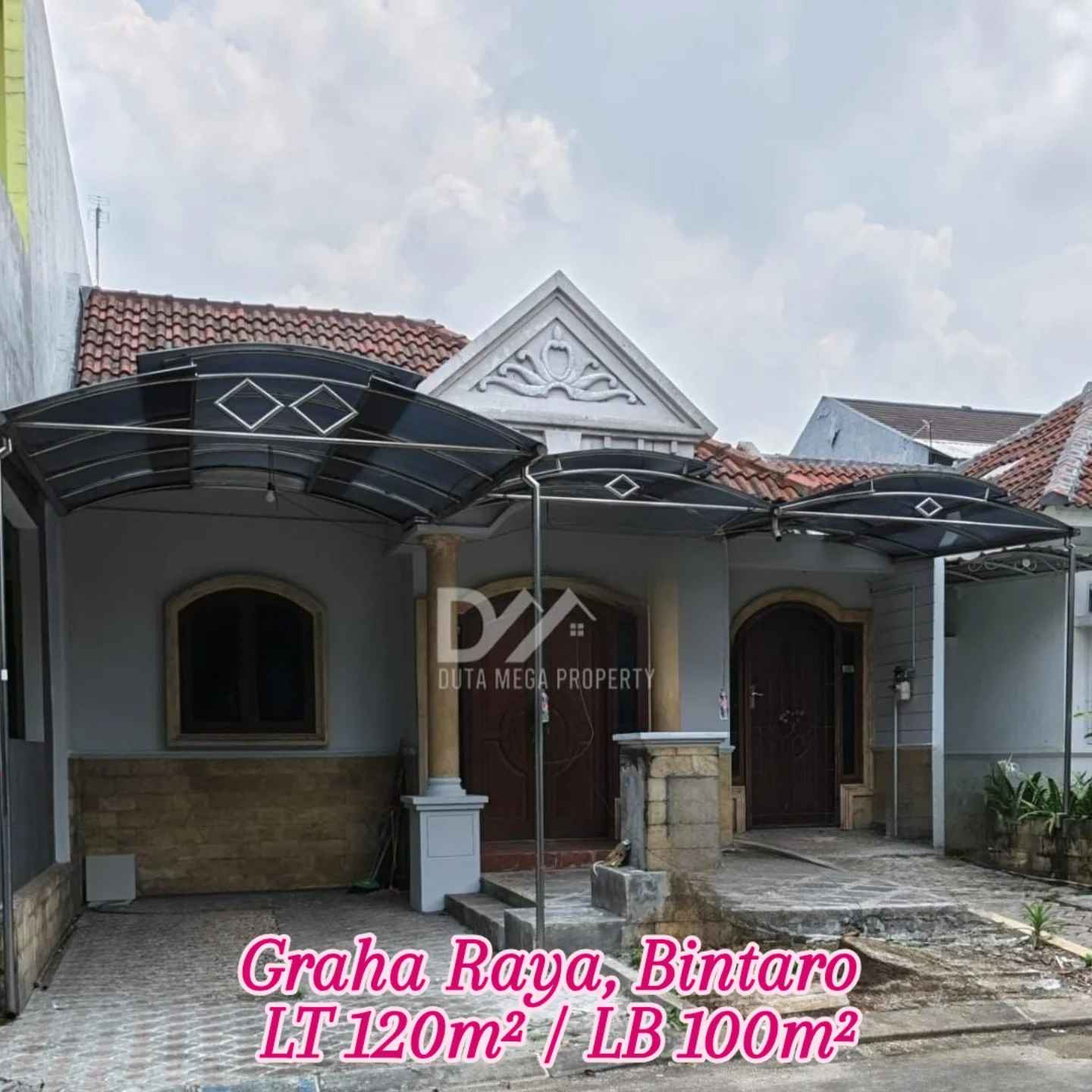 dijual rumah di graha raya bintaro