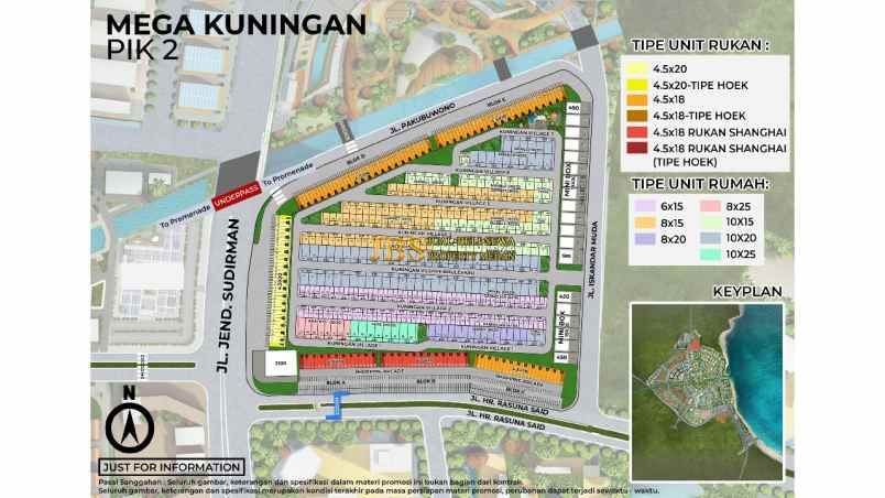 dijual rumah di kuningan village pik2 tipe marble hook