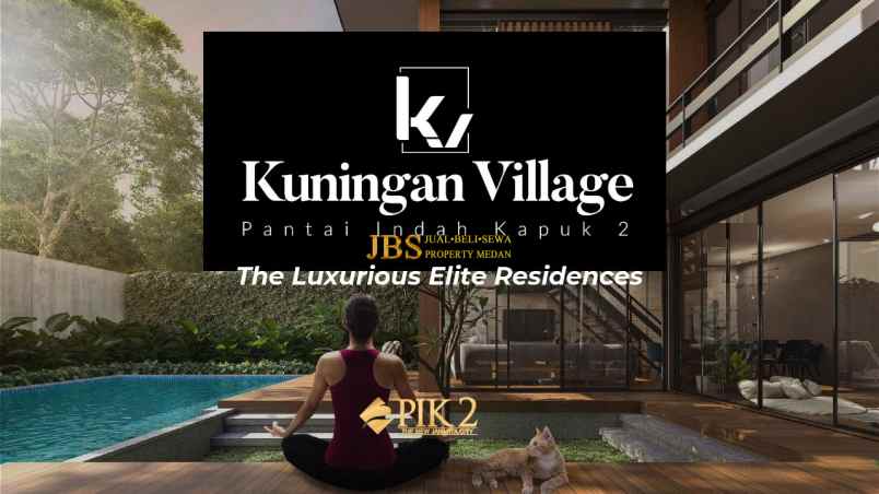 dijual rumah di kuningan village pik2 tipe marble hook