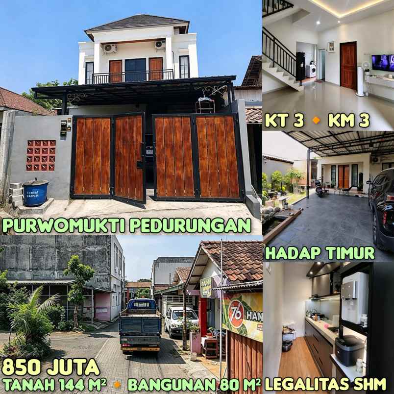 dijual rumah di purwomukti pedurungan semarang