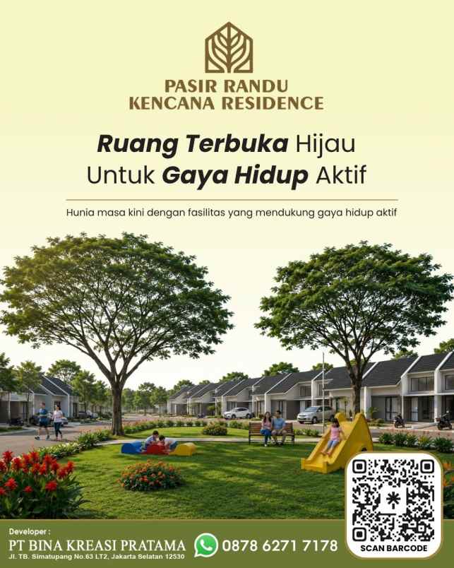 dijual rumah jalan pasir randu serang