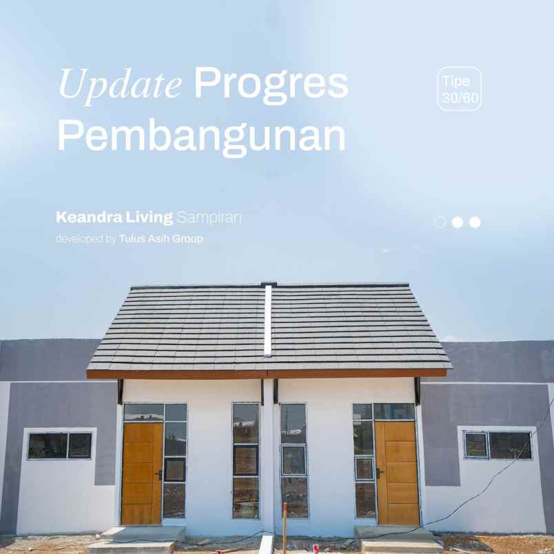dijual rumah jalan sampiran talun
