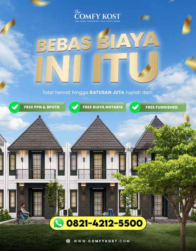 dijual rumah jl chili joyogrand blok