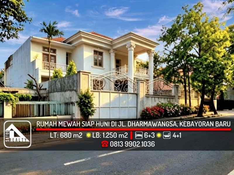 dijual rumah jl dharmawangsa kebayoran