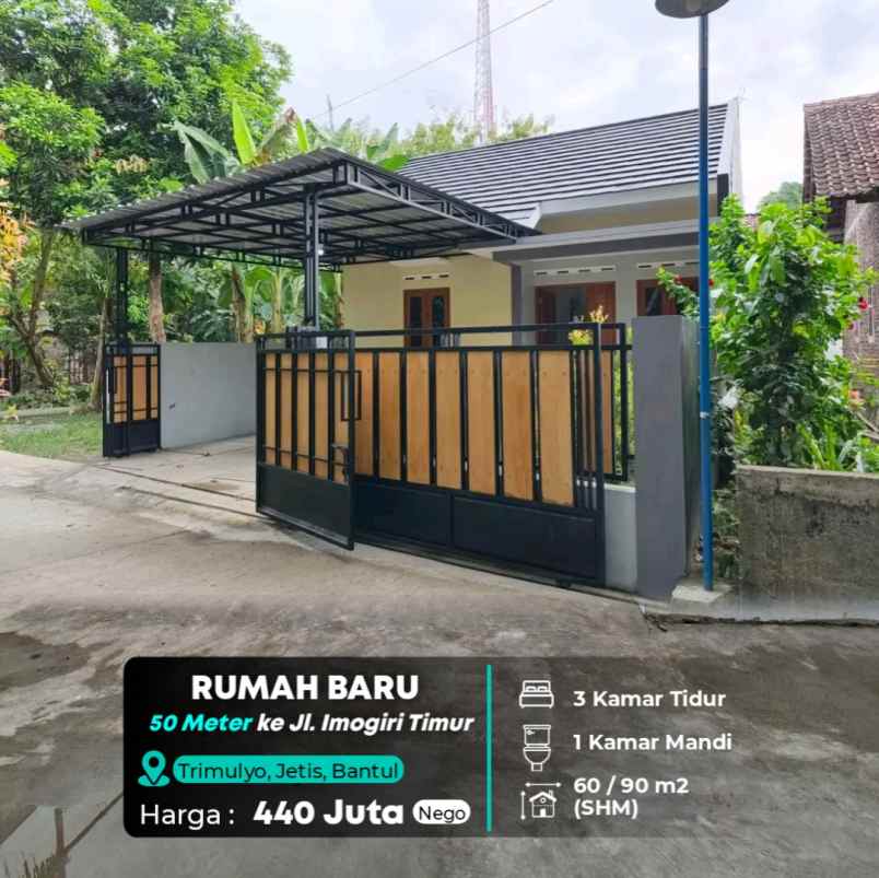 dijual rumah jl imogiri timur