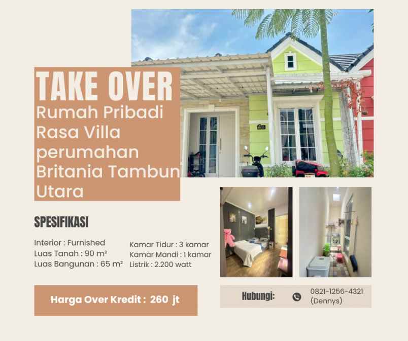dijual rumah jl jejalenjaya desa