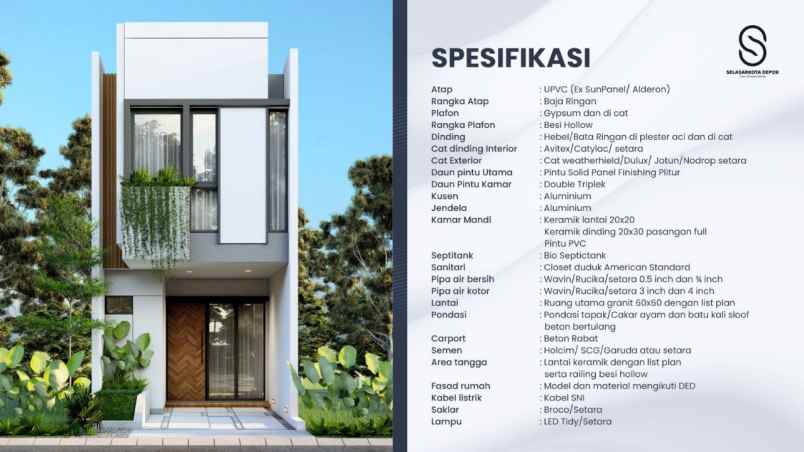 dijual rumah jl kartini depok