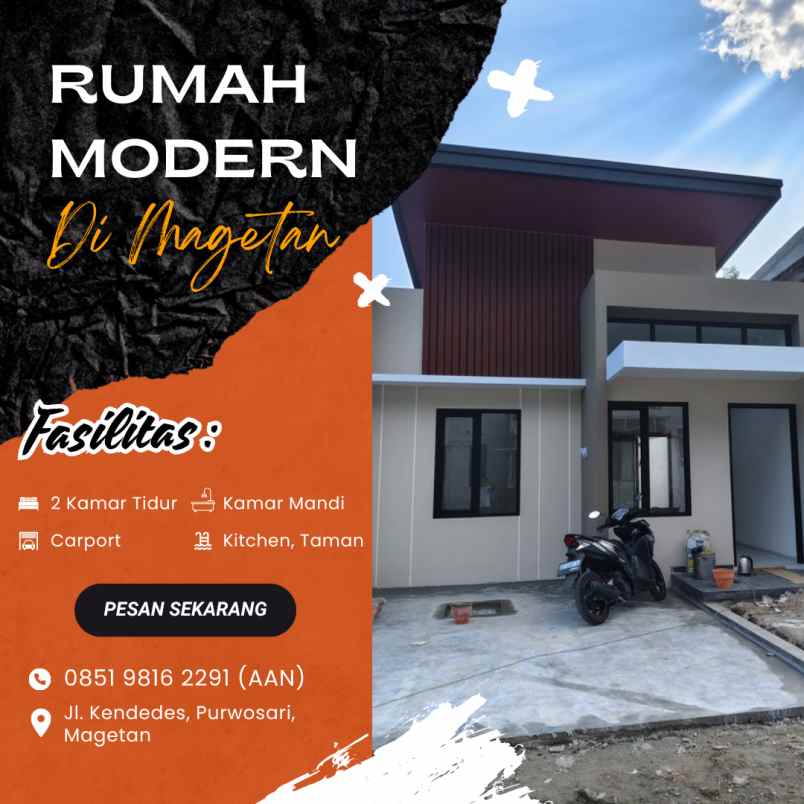 dijual rumah jl kendedes purwosari