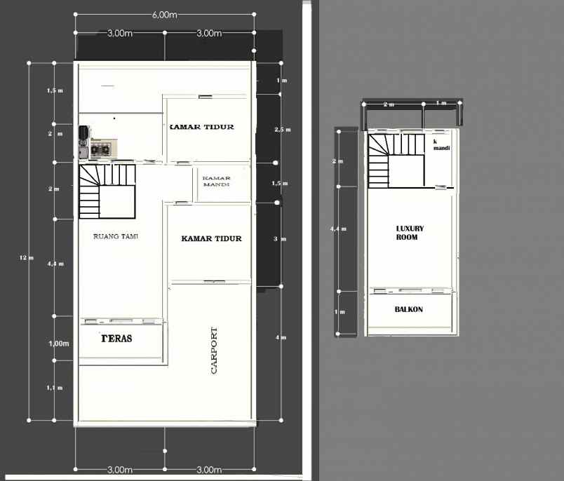 dijual rumah jl pendidikan 3 gg bunga