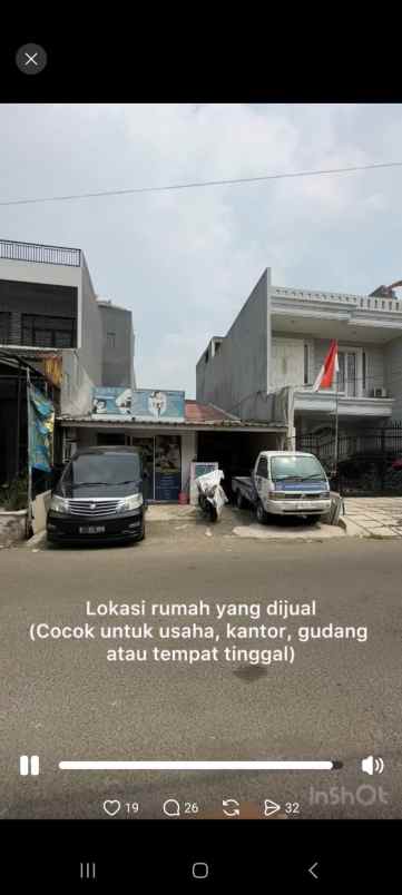 dijual rumah jl percetakan negara