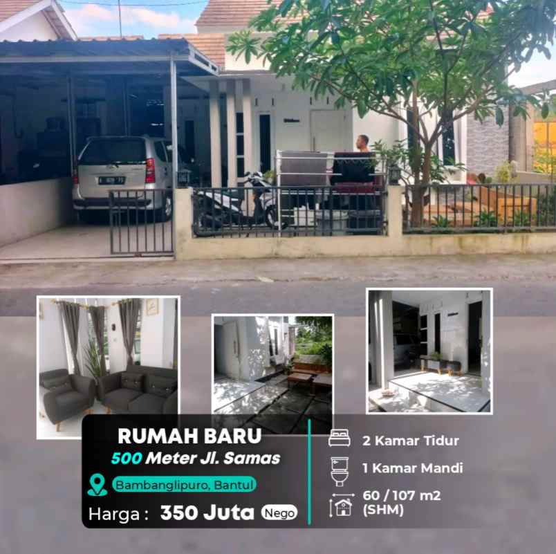 dijual rumah jl samas