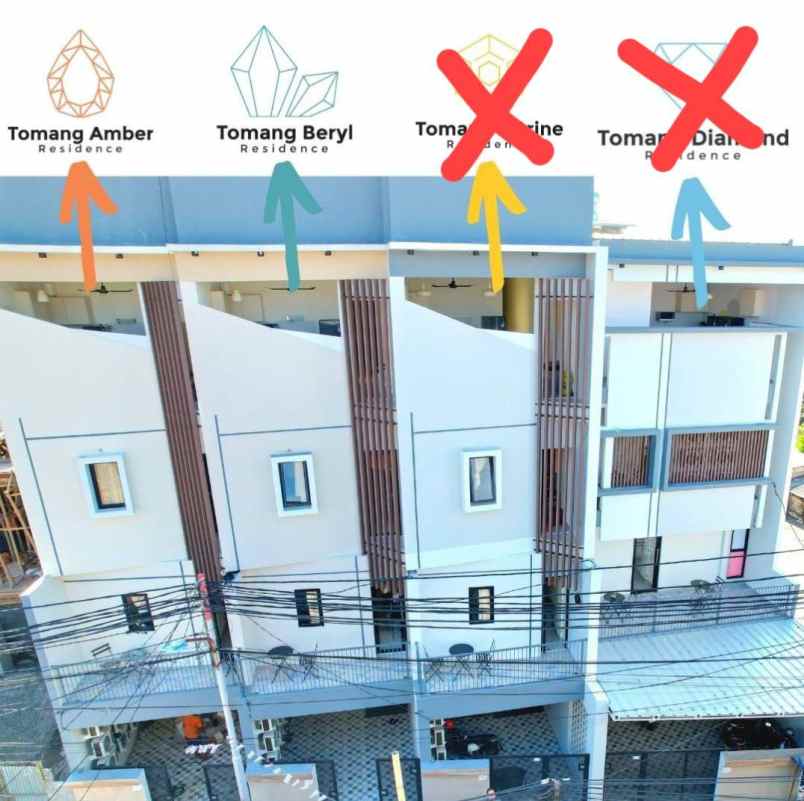 dijual rumah jl tomang