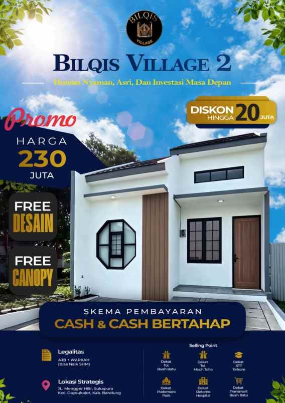 dijual rumah jln mengger hilir sukapura