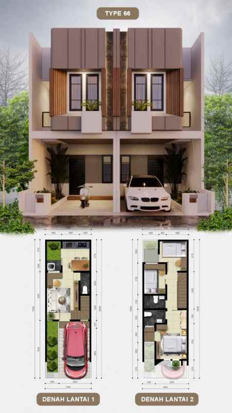 dijual rumah kelapa dua