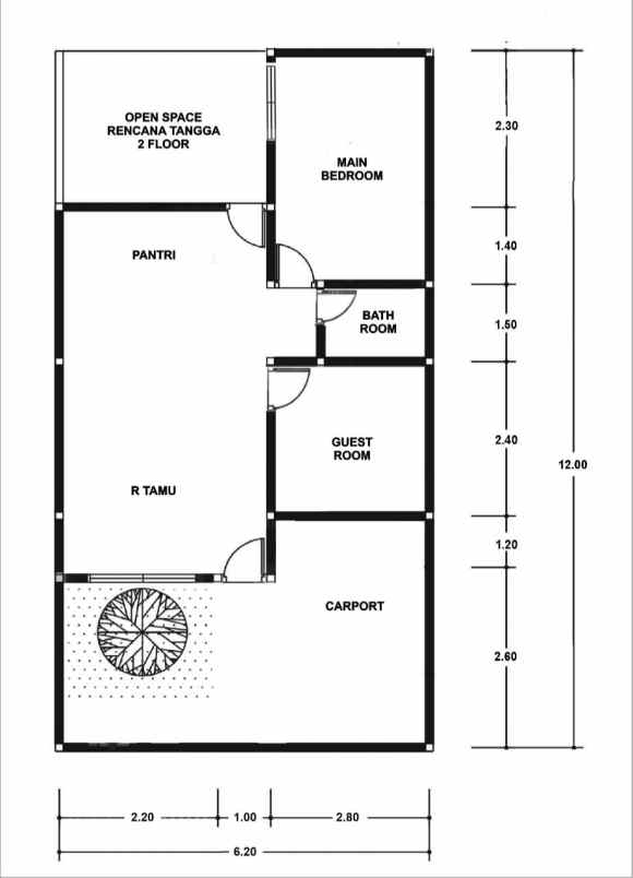 dijual rumah komplek margahayu raya