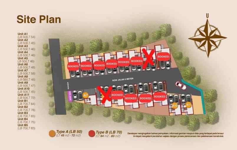 dijual rumah limo depok