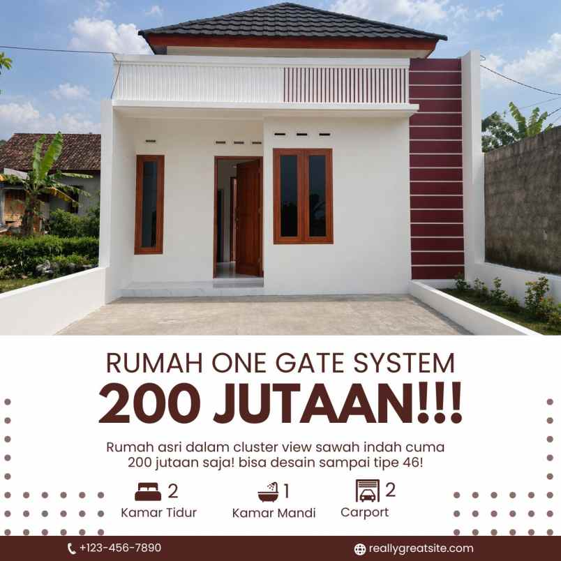 dijual rumah manisrenggo