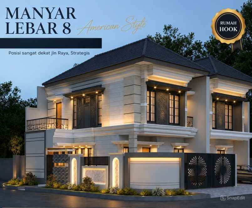 dijual rumah manyar tirtoyoso