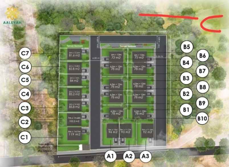 dijual rumah murah 2 lantai