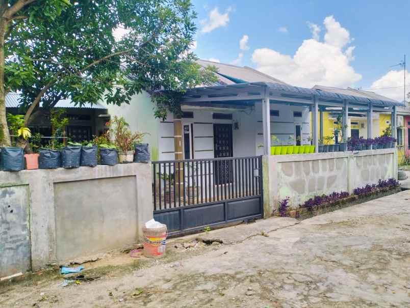 dijual rumah murah jl muhajirin arengka hanya 185 juta