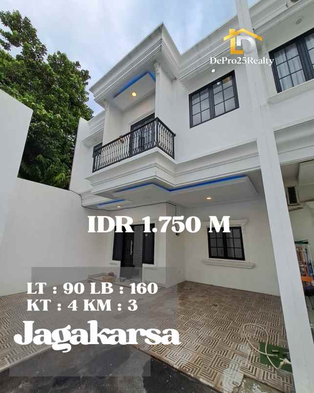 dijual rumah murah siap huni di jagakarsa