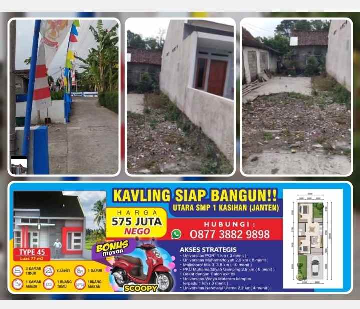 dijual rumah ngestiharjo kasihan bantul