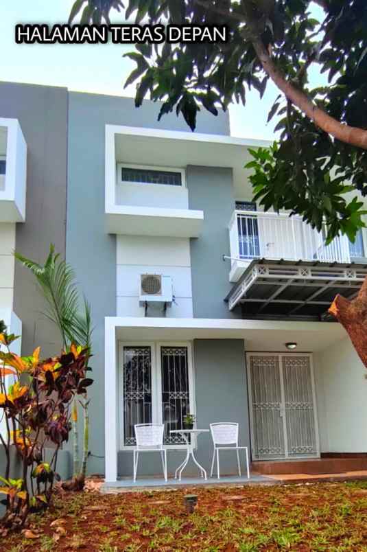 dijual rumah raffles hills full furnish cibubur