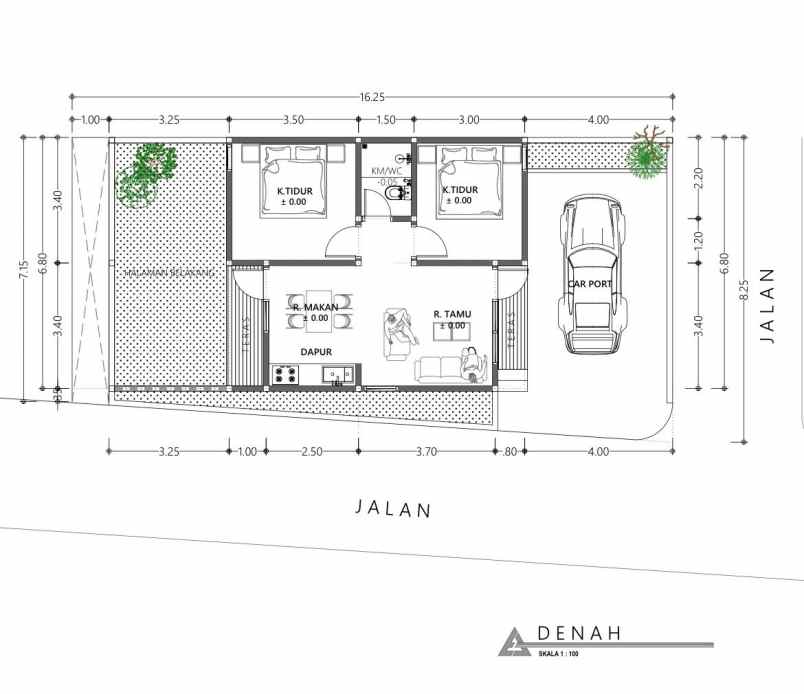 dijual rumah rs at taurot