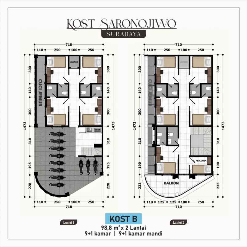 dijual rumah saronojiwo