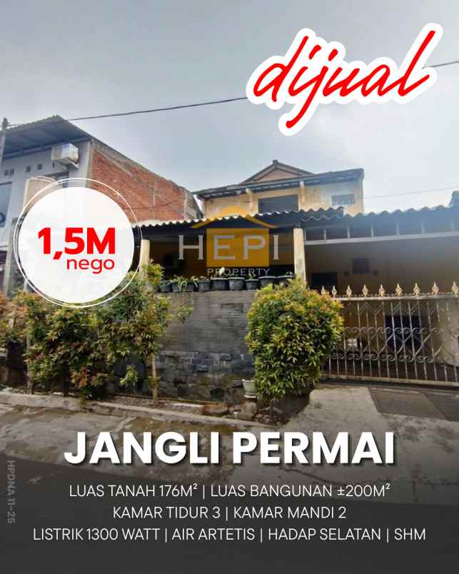 dijual rumah siap huni di jangli semarang