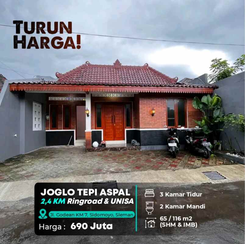 dijual rumah sidomoyo