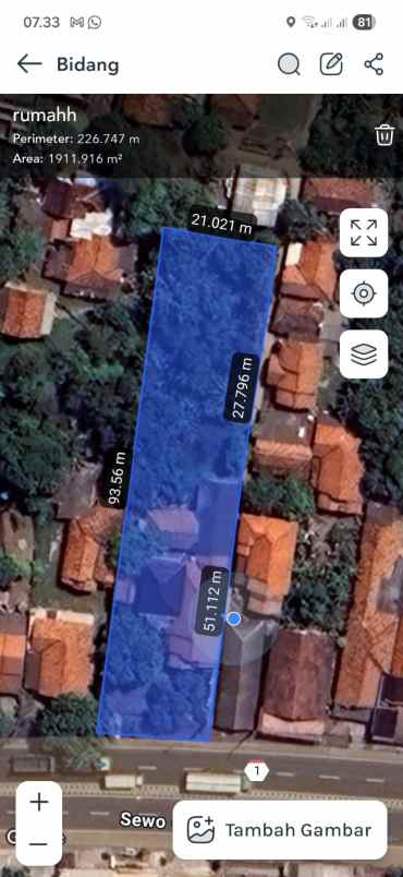 dijual rumah sumuradem timur