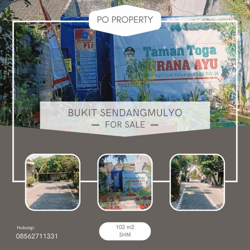 dijual tanah bukit sendangmulyo