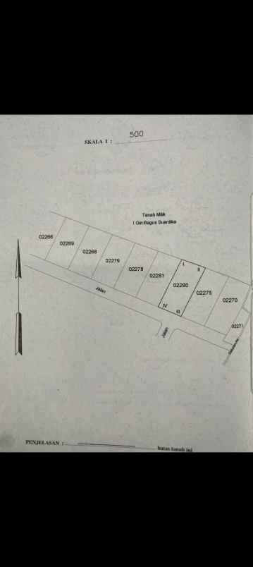 dijual tanah desa pandak gede kec